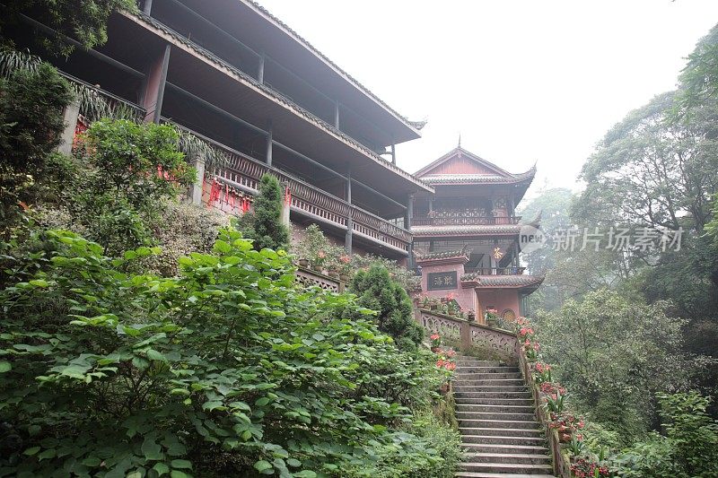 Qingyin Pavilion (清音阁) in Mount Emei, Sichuan, China